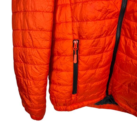 Sandia Peak Mountain Co Puffer Jacket Orange 20/XL Youth Quilted Insulated - Picture 4 of 9